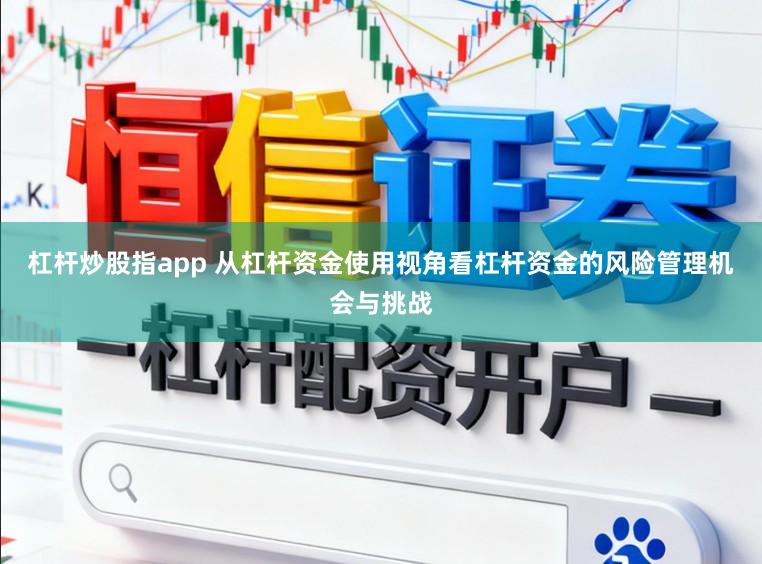 杠杆炒股指app 从杠杆资金使用视角看杠杆资金的风险管理机会与挑战