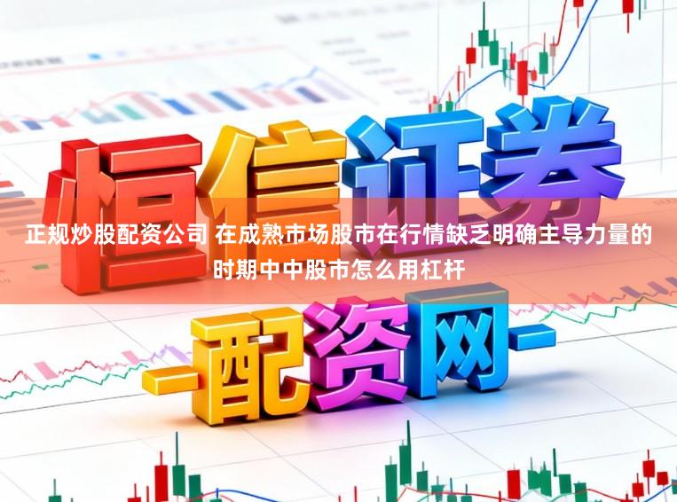 正规炒股配资公司 在成熟市场股市在行情缺乏明确主导力量的时期中中股市怎么用杠杆